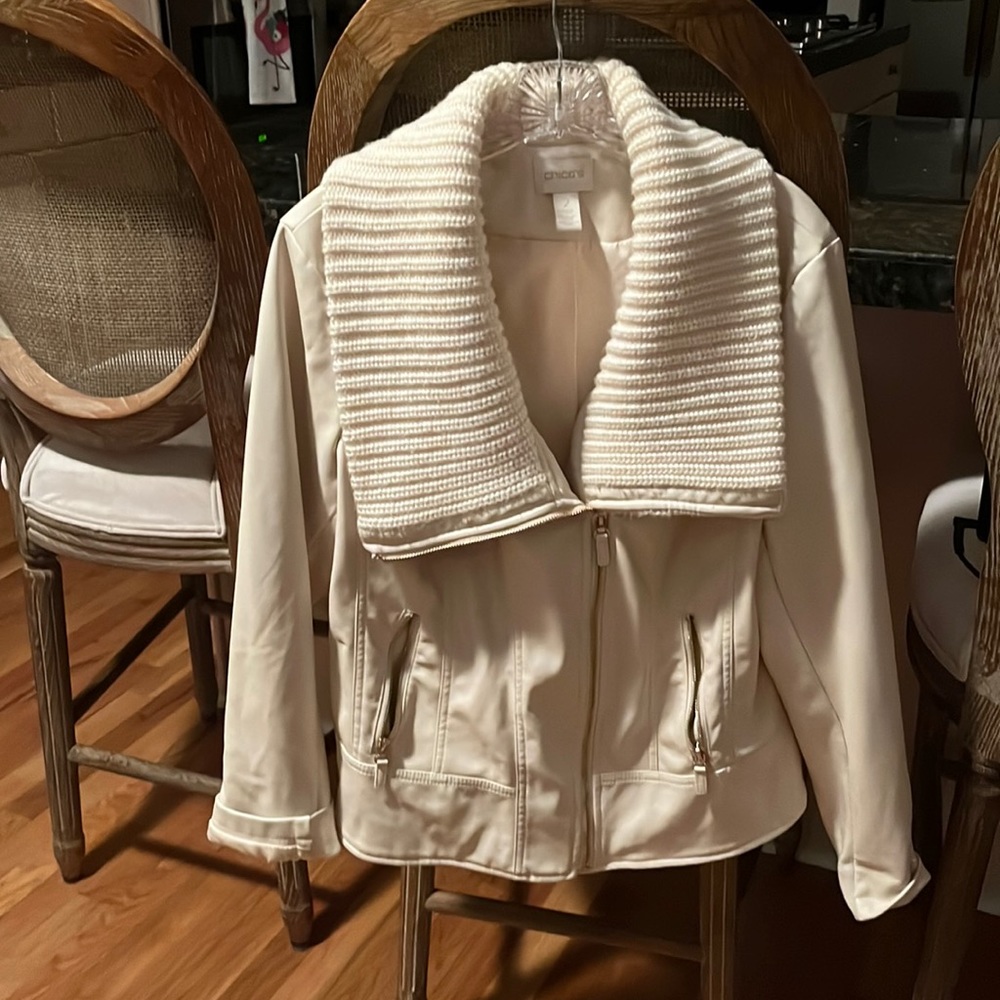 Chico’s bomber jacket size 2